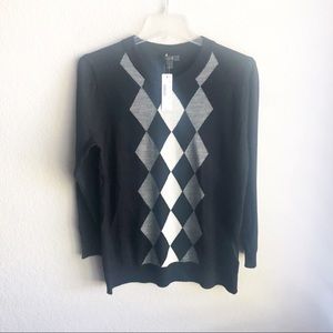 NWT | J Crew Tippi Argyle Sweater